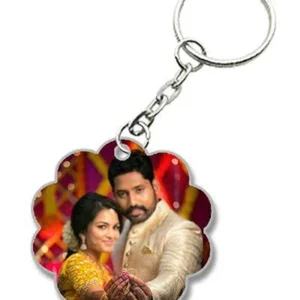 Flower Shape Keychain