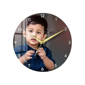 White  Round Shape Customized Traditional Wall Clock