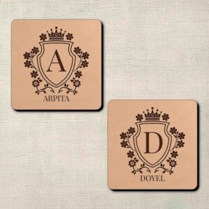 Customized Square Shape Wooden Tea Coaster